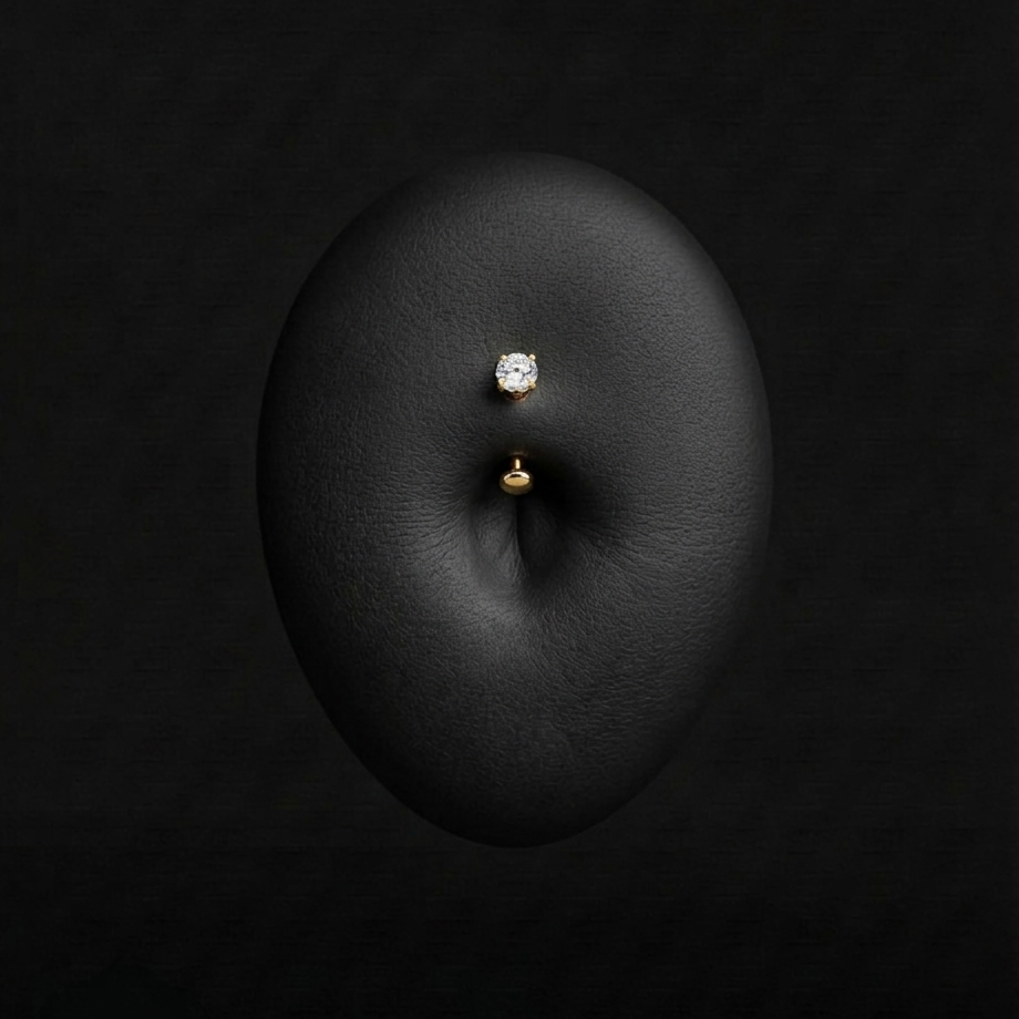 Piercing Nina - Banane - Nombril Plumeria Piercing