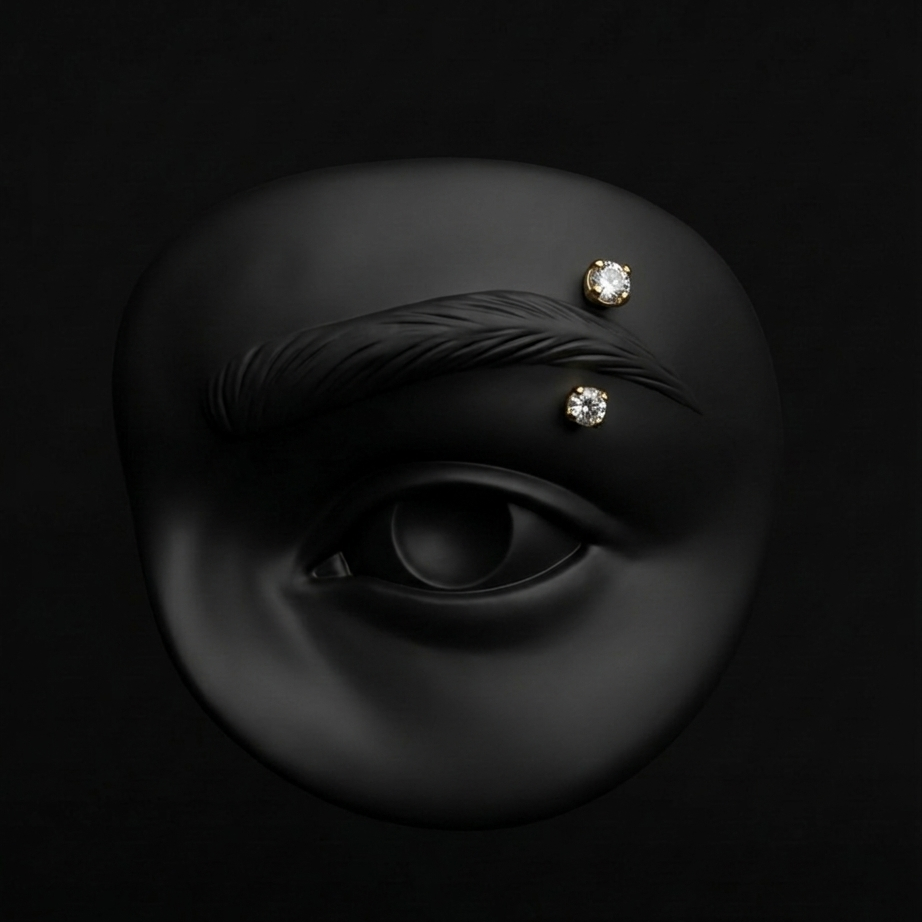 Piercing Zélie - Micro-Banane Plumeria Piercing