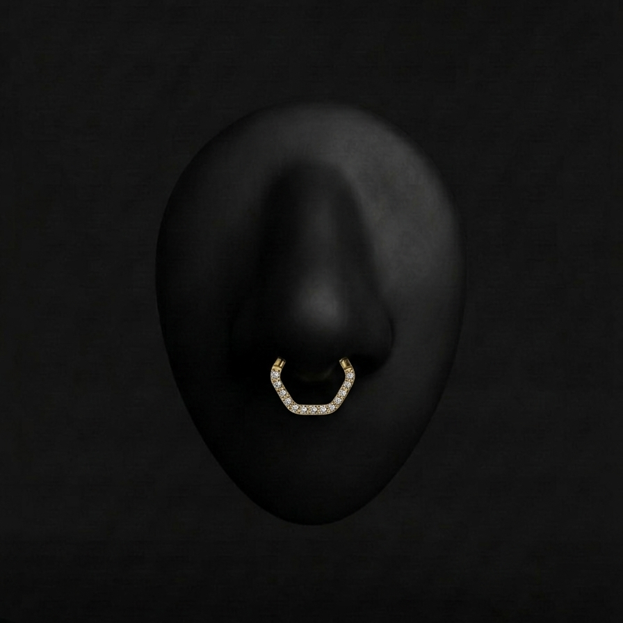 Piercing Aïcha - Anneau Plumeria Piercing