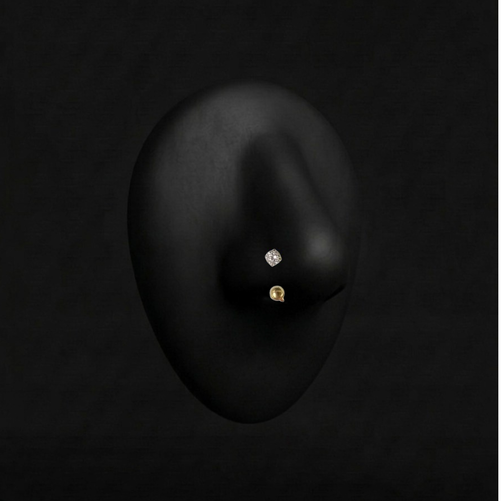 Piercing Samantha - Fer à Cheval - Nez Plumeria Piercing